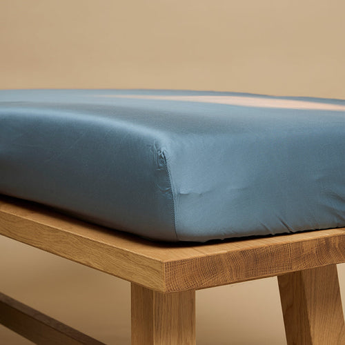 Coco & Cici - Bamboe Hoeslaken Ocean Blue - 90x220x30