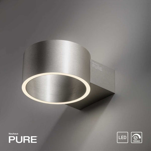 Neuhaus PURE wandlamp Clipse - 2 lichts - 19.7  x 8   cm - mat chroom