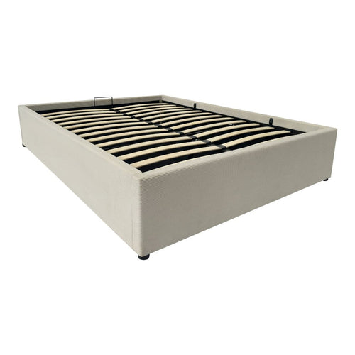 Calicosy - ROMY Opbergbed bekleed - Grijs - 152x204x36,5 cm