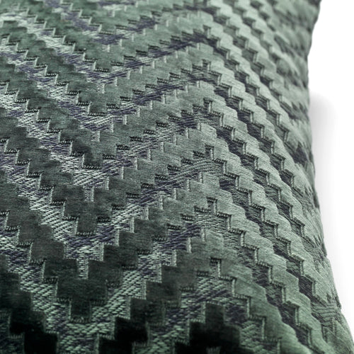 NANCY | sierkussen 30x50 cm | Mountain View | donkergroen | Hoii | met duurzame kussenvulling