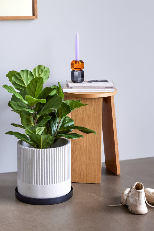 Hübsch kandelaar Gem - kristal - 6x6xh14cm - vtwonen shop