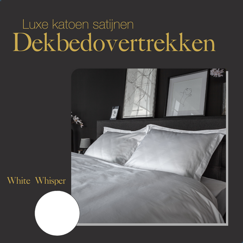 Ten Cate premium - dekbedovertrekset - 240x200/220 - 100% katoen satijn - wit