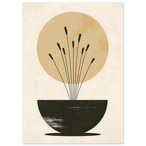 Artfulprints  Boho – Sun bowl   poster 50x70 cm - vtwonen shop