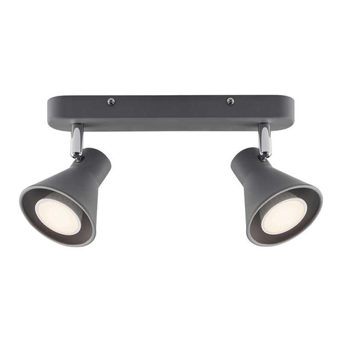 Nordlux Eik Spotlamp - 2-lichts GU10 - Grijs