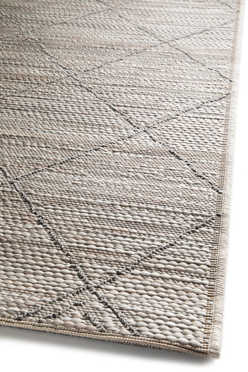 AFK Living vloerkleed Hudson - voor binnen en buiten - beige - 160 x 230 cm - vtwonen shop