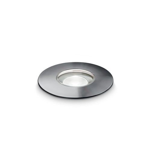 Ideal Lux ROCKET 9 cm inbouwgrondlamp voor buiten, staal, 1x LED 970lm 4000K IP67 - driver vereist
