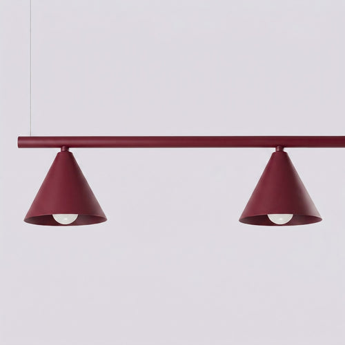 Sollux Lighting Kroonluchter NOX 4L bordeaux - 122x14x215cm