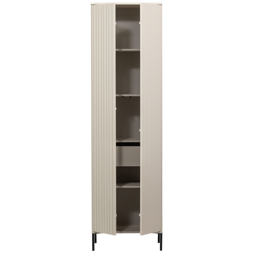 WOOOD hoge kast New Gravure - Grenen - Dust - 210x60x42 - vtwonen shop