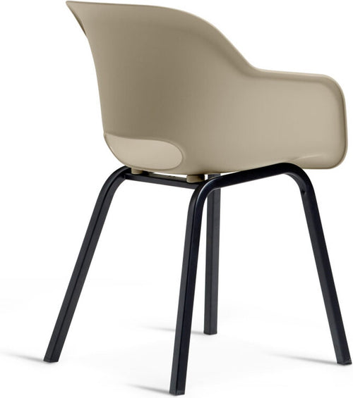 Keter Noa Tuinstoel - 2 stuks - 55x56,5x80cm - metalen frame - Zand - vtwonen shop