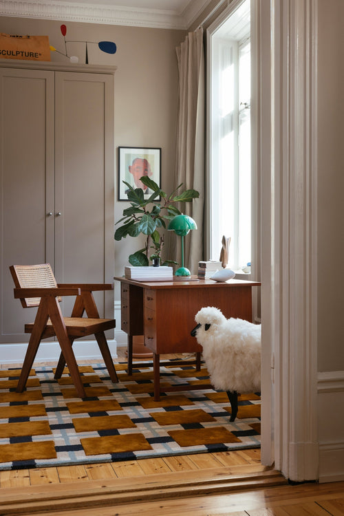 Flatweave In- & Outdoor carpet Caen natural-brown in Handmade-Look 160x230 cm - vtwonen shop