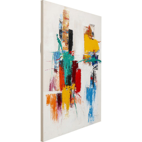Kare Design Schilderij Be Happy 120x150cm - vtwonen shop