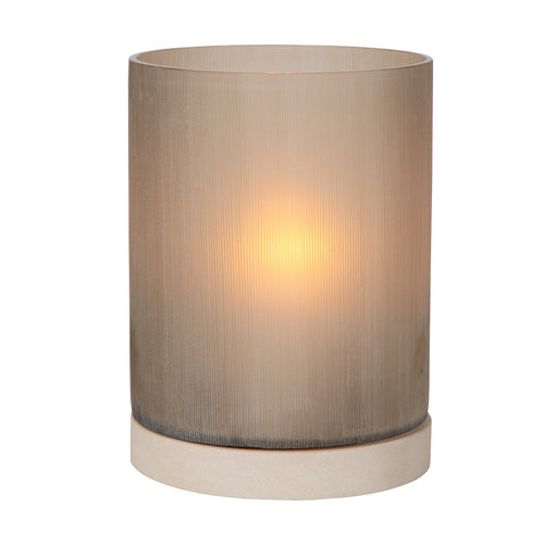 Atmooz kaarsenhouder Lionel L - beige - Ø 22 x H 30 cm