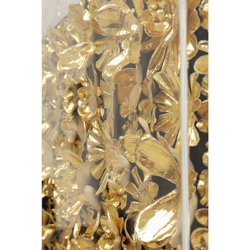 Kare Design Schilderij goud bloemen 80x80cm