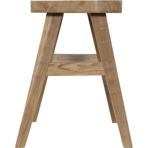 Lesli Living krukje teak - zwart - 40x30x50cm