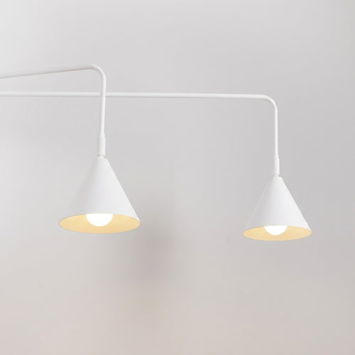 Sollux Lighting Wandlamp NOX 2 wit met schakelaar - 150x80x30cm
