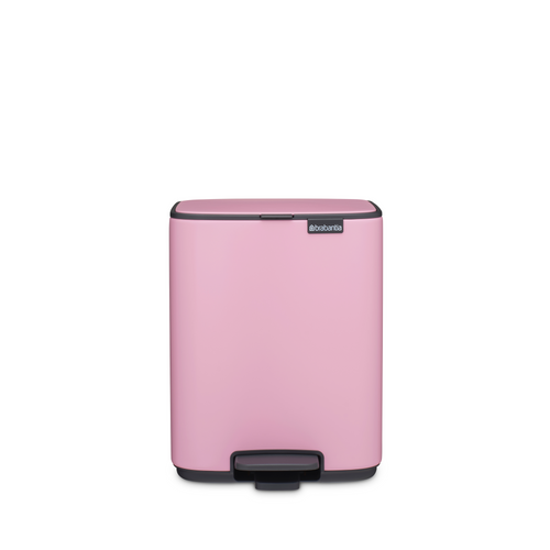 Brabantia Bo Pedaalemmer, 7 liter, stil sluitend, kunststof binnenemmer - Lilac Pink