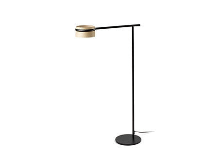 Faro LOOP - Geïntegreerde LED vloerlamp Arc zwart, 2700K
