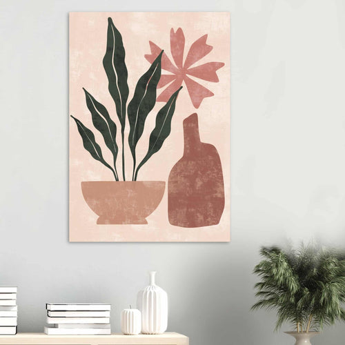 Artfulprints  Boho – Terracotta greenery   poster 50x70 cm - vtwonen shop