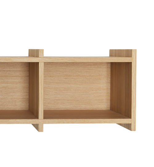 Hübsch plank Focal - mdf/eiken fineer - 80x20xh23cm