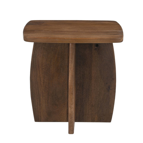 DÉJA Living Bijzettafel Sabine - Donkerbruin Mangohout - 45x45x45cm