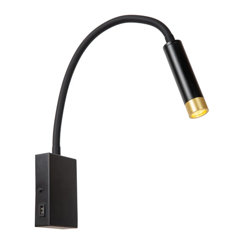 Lucide wandspot ALEC - 1xG9 - Zwart - vtwonen shop