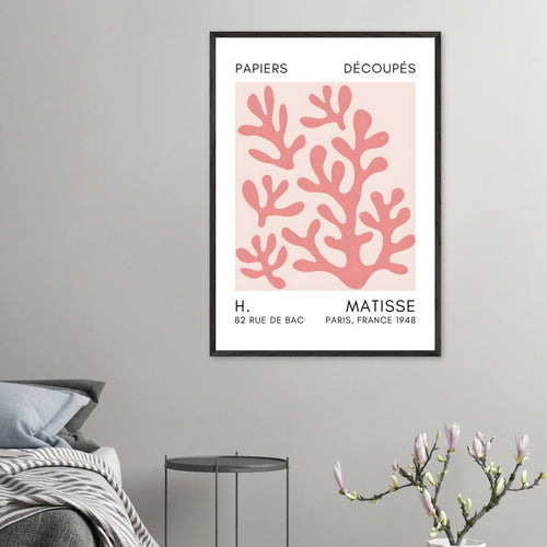 Artfulprints Poster Matisse – Coral shadows taupe   - 70x100 cm - Taupe