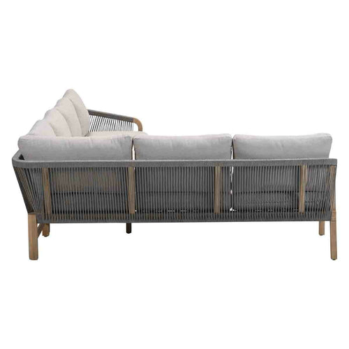 Garden Impressions lounge dining set Alora grey sand - 2-delig links