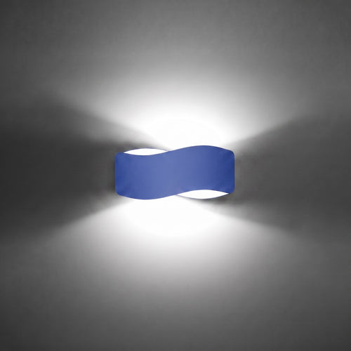 Sollux Lighting Wandlamp TILA 30 ultramarijn - 30x11x13cm