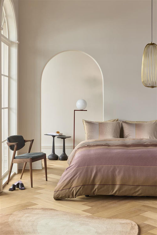 Kardol dekbedovertrek Mimic - 140x200/220 cm - steenrood - vtwonen shop