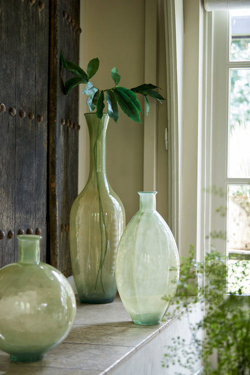 Light & Living vaas IMANO - Ø30x100cm - groen - vtwonen shop