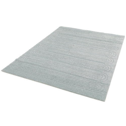 AFK Living vloerkleed Sinea - reliëfeffect - blauw - 120 x 170 cm