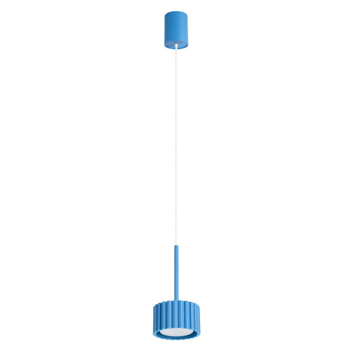 Sollux Lighting Hanglamp AURA 1 azuur Gx53 - 10x10x125cm