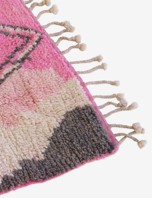 AFK Living vloerkleed Berber - handgemaakt - Wol - 112 x 163 cm