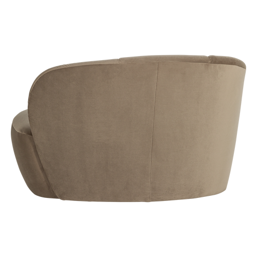 WOOOD 2-zits bankje links Mojo - Velvet - Khaki - 73x112x77