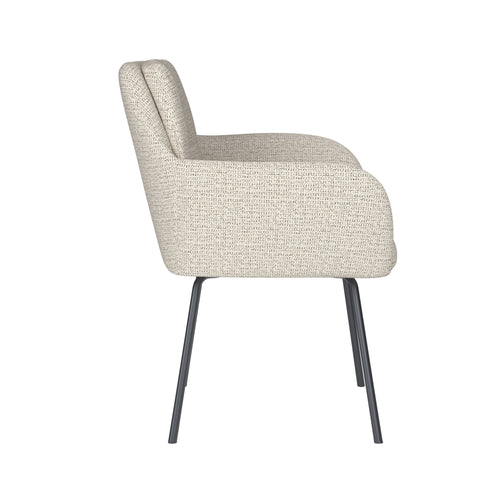 Housecraft Living Pete Eetkamerstoel Metaal Off-White - Beige