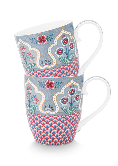 Pip Studio - Flower Festival Mokken - Servies set van 2 - 450ml - vtwonen shop