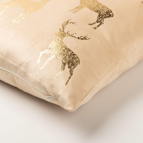 Textino sierkussen Nordic Reindeer - beige