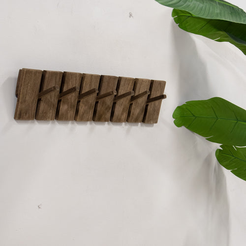 Giga Meubel Kapstok Malin - Bruin Hout - 75x4x18cm - vtwonen shop