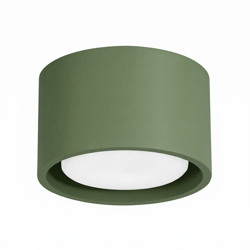 Sollux Lighting Plafondlamp MODO 1 olijfgroen Gx53 - 10x10x6cm