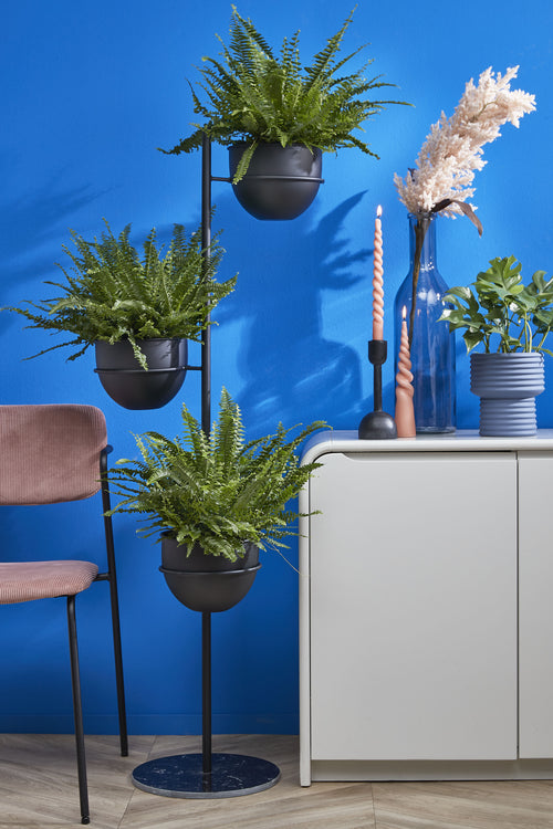 Mica Decorations Plantenhouder - L40 x B33 x H140 cm - Zwart - vtwonen shop