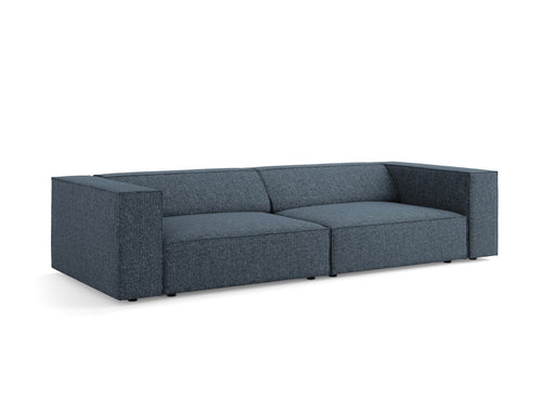 Cosmopolitan Design Bank Arendal 4-zits, chenille, koningsblauw - 102x244x70cm