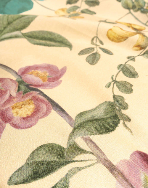 Essenza Augustina dekbedovertrek - Eenpersoons – 140x200/220 cm - Yellow straw