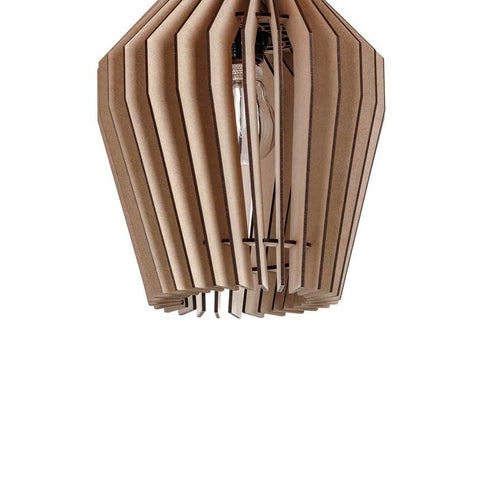 Blij Design  hanglamp Corner - 1 lichts - 24  x 135   cm - beige