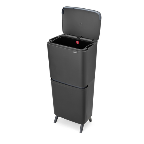 Brabantia SortUp Recycle Prullenbak Hi, 20+25 liter - Dark Grey