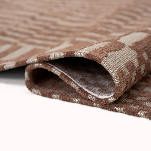 Louis De Poortere binnen & buiten machinewasbaar vloerkleed Structures Berber van 70% gerecycled PET - rood - 235x340cm