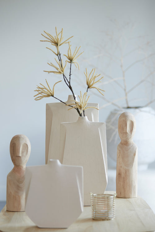 Light & Living ornament LUMUNA - 12x11.5x41cm - bruin