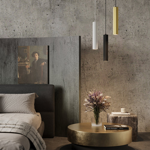 Maytoni hanglamp Calipso - Zwart - 5.6x5.6x30 cm