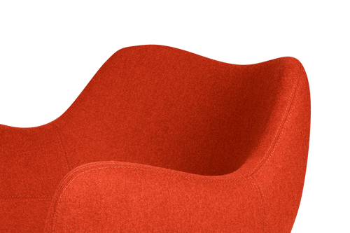 noo.ma RM59 Retro fauteuil - Rusty Red Wool
