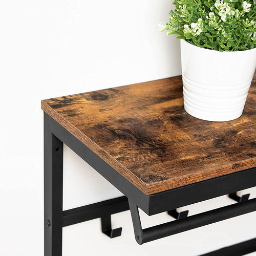 Ylumen kapstok Wesly -  30  x 42   cm - zwart bruin - vtwonen shop