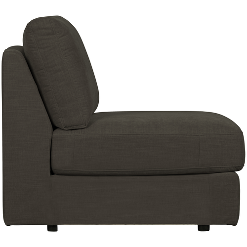vtwonen 1-zits bank element zonder arm Family - Polyester - Antraciet - 85x90x98 - vtwonen shop